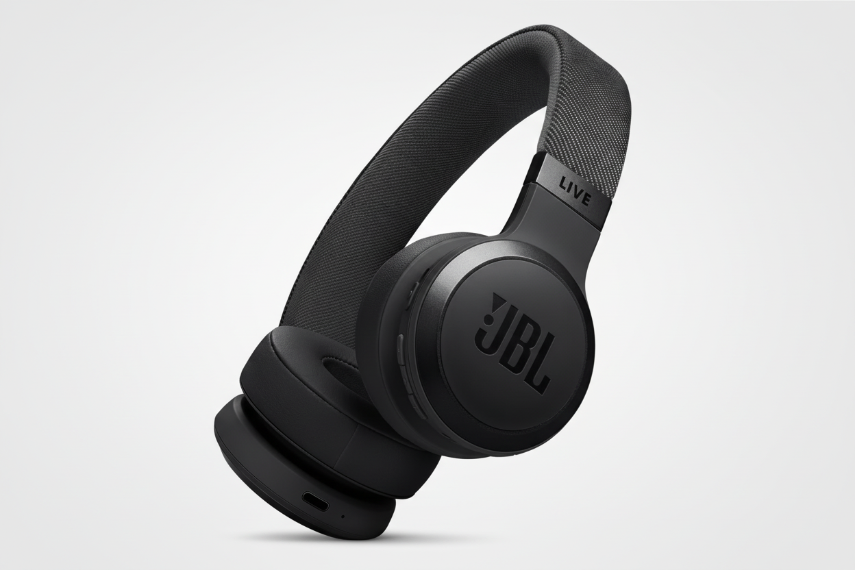 JBL Live 675NC Wireless True Adaptive Noise-cancelling On-Ear Headphones