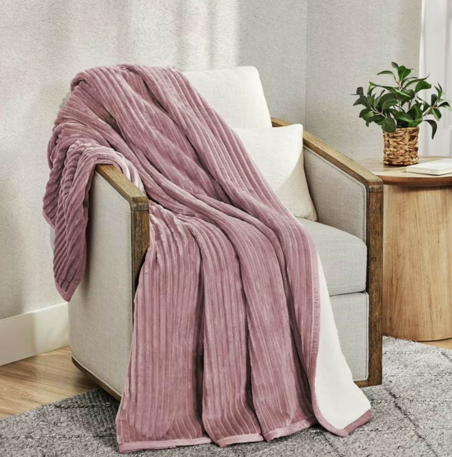 Ribbed Throw, 60"x70"