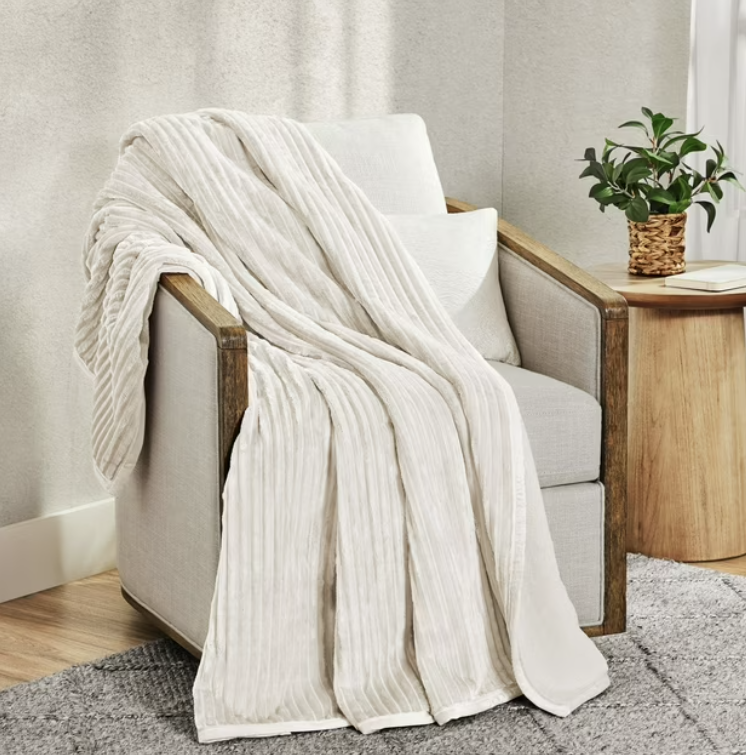 Ribbed Throw, 60"x70"