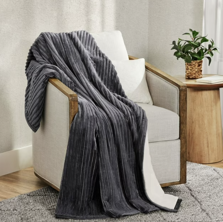 Ribbed Throw, 60"x70"