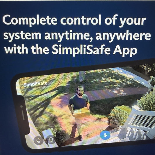 SimpliSafe 8 Piece Wireless Home Security System - Optional 24/7 Professional Monitoring - No Contract - Compatible with Alexa and Google Assistant , White