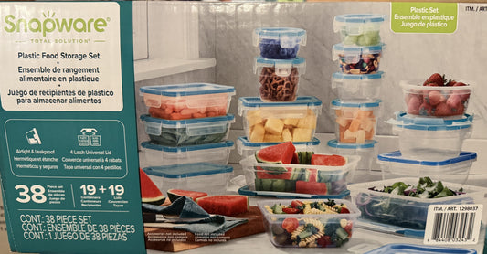 Snapware 38-piece Plastic