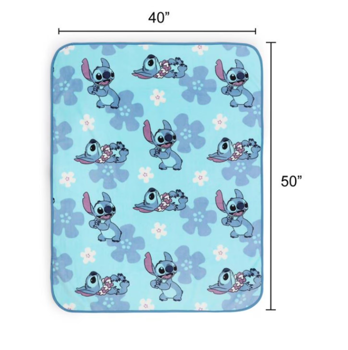 Liscensed Stitch Pillow and Throw Blanket Set