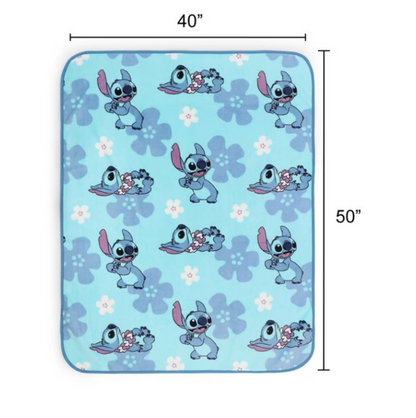Liscensed Stitch Pillow and Throw Blanket Set