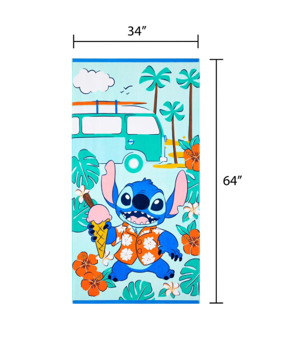 Licensed Character Kids Towel, 36" x 64"
