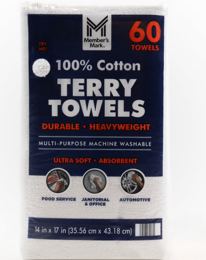Terry Towels Multipack 60 Count