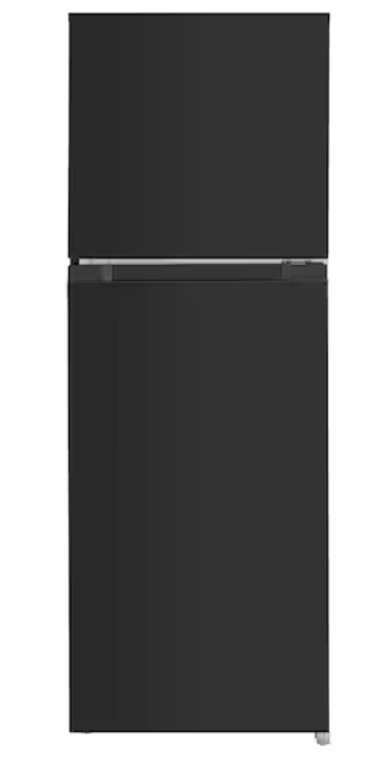 Vissani 10.1 cu. ft. Top Freezer Refrigerator in Black