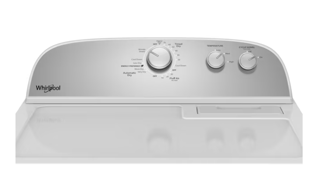 Whirlpool High Efficiency Agitator Large ( 3.8-cu ft ) Top-Load Washer ( White ) and Whirlpool AutoDry System 7-cu ft Vented Electric Dryer ( White )