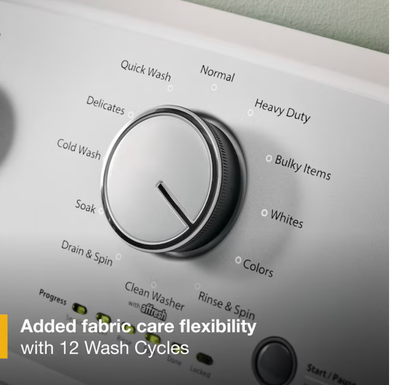Whirlpool High Efficiency Agitator Large ( 3.8-cu ft ) Top-Load Washer ( White ) and Whirlpool AutoDry System 7-cu ft Vented Electric Dryer ( White )