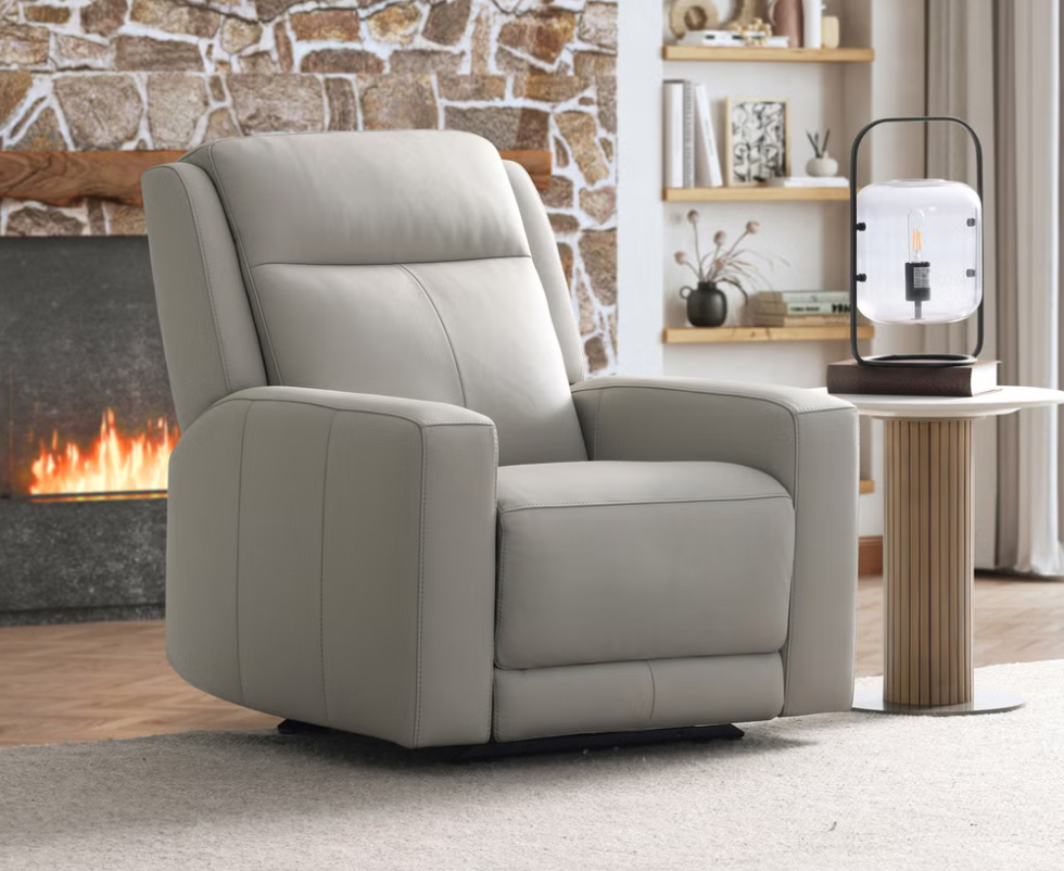 Wren Zero Gravity Power Leather Recliner with Power Headrest