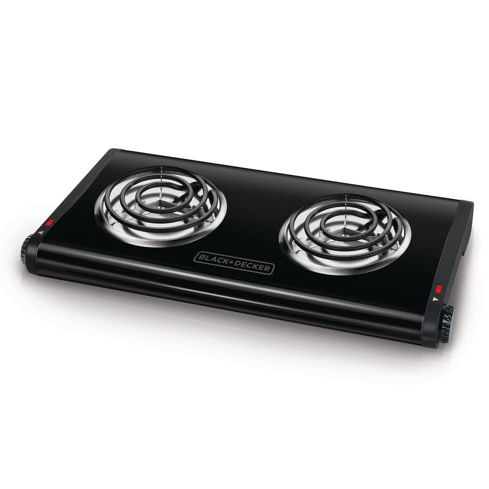 BLACK+DECKER 2-Burner Hot Plate DB1002B