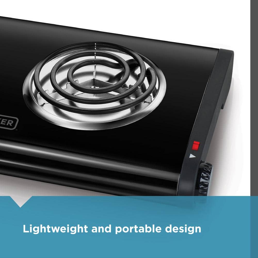 BLACK+DECKER 2-Burner Hot Plate DB1002B