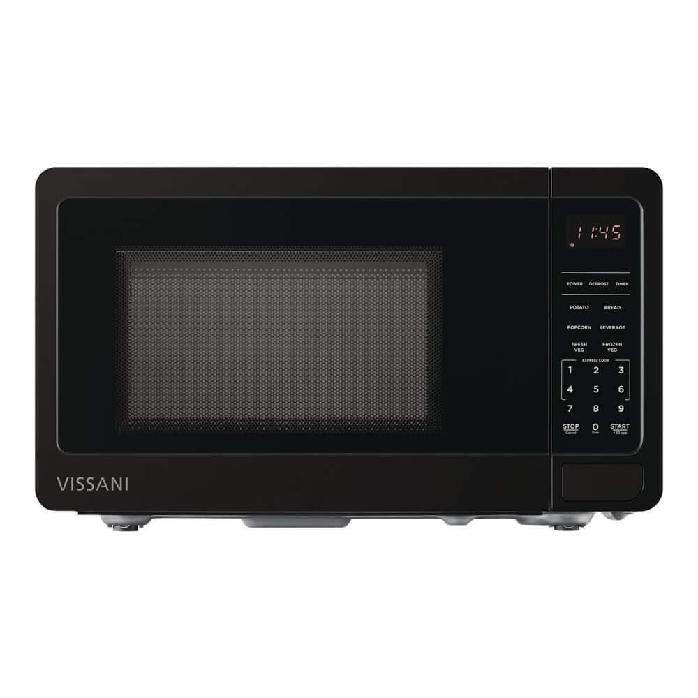 Vissani 0.7 cu. ft. Countertop Microwave in Black